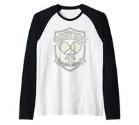 Wir passen perfekt zu Pickleball Partners Retro Doubles Graph Raglan