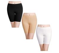 wirarpa Boxershorts Damen 3er Pack Lang Baumwolle Unterwäsche Weich Panties Hosen Unter Kleid Größe 3XL