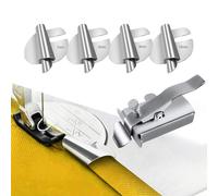 WIRSHO 5 STK. Magnetische Nahtführung mit Rollsaumenfuß Set | 7/8/9/10mm | magnetischer Nahtführer & Spiralsaum Nähfuß für Nähmaschinen | Präzise Nähte Für Heimgebrauch Gewerblich Arbeitsplatz