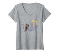 Wish Shine On Asha Lying T-Shirt mit V-Ausschnitt