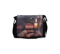 Witching Hour Cat Messenger Bag By Lisa Parker