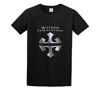 Within Temptation Metal T-Shirt Cotton Men Summer Fashion Black Tee 3XL