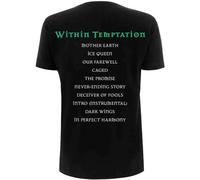 Within Temptation T Shirt Silent Force Tracks Band Logo Nue offiziell Herren L