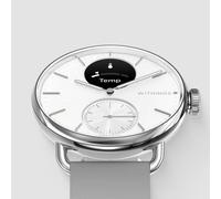 Withings Scanwatch 2 Bluetooth 38mm Edelstahl Weiß 5ATM SpO2 Herzfrequenz