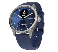 Withings Hybrid-Smartwatch ScanWatch 2 - EKG mit AFib-Erkennung, SpO2, GPS - Blau 42 mm