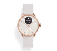 WITHINGS - SCANWATCH 2 - rosegold weiß silicon / 38mm + Gratis Lederarmband rosa