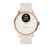 Withings ScanWatch Light - 37 mm Rosegold Weiß / + Gratis Milanaisearmband Rosegold