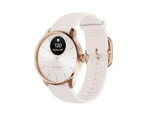 Withings ScanWatch Light - Hybrid Smartwatch für tägliches Gesundheitstracking mit 37 mm Armband - Rose Gold