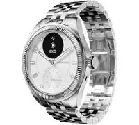 Withings Smartwatch »ScanWatch Nova Brilliant Edition 39mm, silber Edelstahl, Akku: 35 Tage« (1,6 cm / 0,63 ″), Titanium Silber