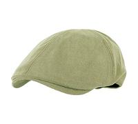 WITHMOONS Schlägermütze Golfermütze Schiebermütze Simple Newsboy Hat Flat Cap SL3026 (Green)