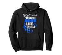 Without Asher Life Would B Flat Music Lover Vorname Pullover Hoodie