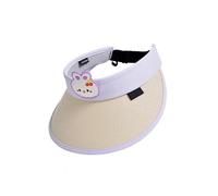 (Without Fan,Purple)Kids Empty Top Sun Hat with Small Fan Moisture Wicking Sun Hat for Picnic Camping