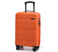 WITTCHEN COMODO Line Kleiner Koffer Kabinentasche Kabinenkoffer Handgepäck Reisekoffer Hartgepäck aus ABS TSA Schloss Handgepäck Reisekoffer Größe S Orange
