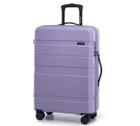 WITTCHEN COMODO Line Mittelgroßer Koffer Trolley Hartgepäck aus ABS TSA Schloss Reisekoffer Check-In Gepäck Größe M Lila