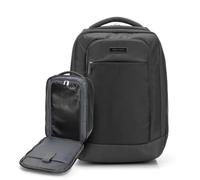 WITTCHEN Core | Kabinenrucksack | Laptop-Rucksack | Handgepäck | Stadtrucksack | Arbeitsrucksack | verstellbare Schultergurte | Hüftgurt | Polyester | 43 × 23/28 × 25 cm | Farbe: Dunkelgrau