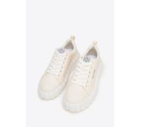 Wittchen Damen Plateau-Sneaker Hellbeige Textilmaterial EU35