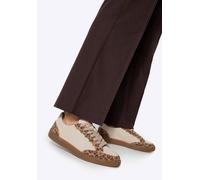 Wittchen Damen-Sneaker aus Wildleder mit kontrastierenden braunen und beigen EU 37