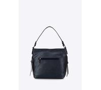 Wittchen Damenhandtasche, Tasche aus Öko-Leder, glänzend marineblau Einheitsgröße