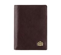 WITTCHEN Geldbörse aus Glatteder | Kollektion: Arizona | ohne Verschluss | aus hochwertigen Materialien | elegant und klassisch | Braun | 9x12 cm