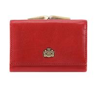 WITTCHEN Geldbörse aus Rindsleder | Kollektion: Arizona | aus hochwertigen Materialien | elegant und klassisch | Rot | 11x8 cm