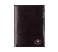 WITTCHEN Geldbörse aus Rindsleder | Kollektion: Da Vinci | aus hochwertigen Materialien | elegant und klassisch | Schwarz | 10x15 cm