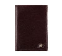 WITTCHEN Geldbörse aus Rindsleder | Kollektion: Da Vinci | aus hochwertigen Materialien | elegant und klassisch | Braun | 10x15 cm