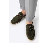 Wittchen Herren-Mokassins aus grünem Wildleder EU43