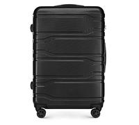 WITTCHEN Koffer - Großer | hartschalen, Material: polycarbonat | hochwertiger und Stabiler | Schwarz | 77x51x28 cm