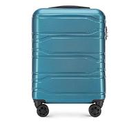 WITTCHEN Koffer - Handgepäck | hartschalen, Material: polycarbonat | hochwertiger und Stabiler | Blau | 38x20x53 cm
