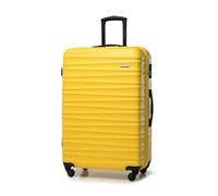 WITTCHEN Koffer - Großer | hartschalen, Material: ABS | hochwertiger und Stabiler | Gelb | 96 L | 77x29x52 cm