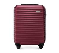 WITTCHEN Koffer - Handgepäck | hartschalen, Material: ABS | hochwertiger und Stabiler | Rot | 34 L | 54x20x38 cm
