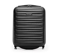 WITTCHEN Skyspeed Line Kabinenkoffer Free on Board Kabinengepäck Kleiner Koffer ABS Hartgepäck Teleskopgriff 2 Rollen Unterschenkel Schwarz Lufthansa/Eurowings/Ryanair/Condor