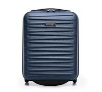 WITTCHEN Skyspeed Line Kabinenkoffer Free on Board Kabinengepäck Kleiner Koffer Hard Luggage ABS Teleskopgriff 2 Rollen Unterschenkel Marineblau Lufthansa/Eurowings/Ryanair/Condor