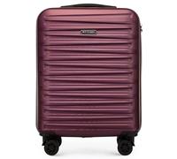 WITTCHEN Skyspeed Line Kabinenkoffer Kleines Kabinengepäck ABS Hartschalenkoffer Reisekoffer Rollkoffer Kleiner Koffer Trolley Kombinationsschloss Teleskopgriff Maroon Lufthansa/Eurowings/Ryanair