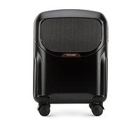 WITTCHEN Stilvoller Koffer Kabinengepäck Rollkoffer Reisekoffer Strapazierfähigem Polycarbonat Trolley 4 Doppel-Lenkrollen TSA Zahlenschloss 2,9 kg 36 L Größe S Schwarz