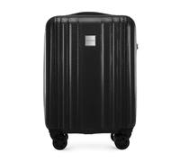 WITTCHEN ULTIMO Line | 55x39x20 cm | Kabinengepäck Kleines Handgepäck | Leichtes Gepäck Polycarbonatschloss TSA Teleskopgriff 4 Lenkrollen | Tragegriff | Schwarz