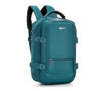 WITTCHEN Urban | Kabinenrucksack | Laptop-Rucksack | Multifunktionaler 2-in-1-Reiserucksack | Rückentasche mit RFID-Schutz | kompatibel mit Wizz Air, LOT, Ryanair | 40x25x20 cm | Farbe: Meeresfarbe