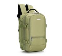 WITTCHEN Urban | Kabinenrucksack | Laptop-Rucksack | Multifunktionaler 2-in-1-Reiserucksack | Rückentasche mit RFID-Schutz | kompatibel mit Wizz Air, LOT, Ryanair | Größe 40x25x20 cm | Farbe: Grün