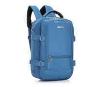 WITTCHEN Urban | Kabinenrucksack | Laptop-Rucksack | Multifunktionaler 2-in-1-Reiserucksack | Rückentasche mit RFID-Schutz | kompatibel mit Wizz Air, LOT, Ryanair | Größe 40x25x20 cm | Farbe: Blau