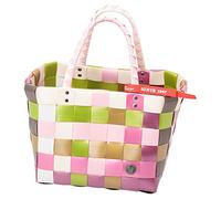 Witzgall Ice Bag Mini Shopper 5008-39 Weiß/Rosa/Hellgrün, ca. 29x22x22 cm