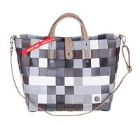 Witzgall Ice-Bag Original Shopper Young Style 5070 Einkaufskorb 36x27x16cm (schwarz-grau-Weiss)