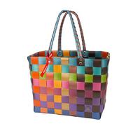Witzgall Shopper "5010-99" Original! Einkaufskorb, Einkaufstasche, Shopping-Bag, bunt - orange, braun, grün