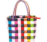 Witzgall Shopper Einkaufstasche Evergreen, 33 x 28 x 18 cm, White, Multicolored