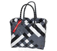 Witzgall Shopper Vintage Style 5017 04 NINA schwarz, 37cm x 24cm x 28cm, Einkaufstasche, Einkaufsshopper, Markttasche
