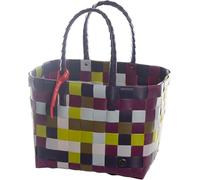 Witzgall - Witzgall ICE BAG Flechttasche Klassiker Kunststoff beere/kiwi/weiß licht/farbecht Multicolor