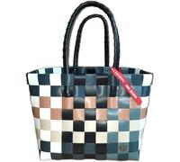 Witzgall - Witzgall ICE-BAG Flechttasche Klassiker Kunststoff schwarz/beige/grau/camel licht-und farbecht Multicolor