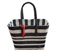 Witzgall - Witzgall ICE-BAG Flechttasche Klassiker Kunststoff schwarz/weiß licht-und farbecht Multicolor