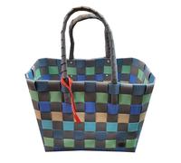 Witzgall - Witzgall ICE-BAG Flechttasche Klassiker Kunststoff türkis/grau/mint licht-und farbecht Multicolor