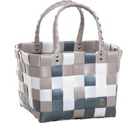 Witzgall - Witzgall ICE-BAG Flechttasche Mini Kunststoff grau/weiß/taupe licht- und farbecht Multicolor