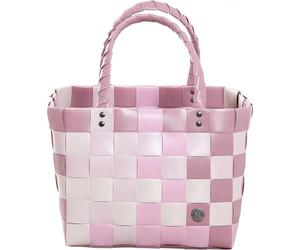 Witzgall - Witzgall ICE-BAG Flechttasche Mini Kunststoff rosa mix licht- und farbecht Rose